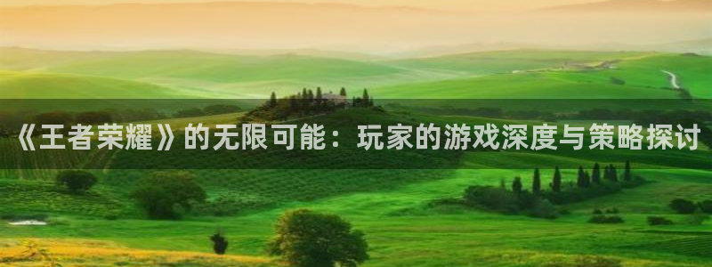 蓝冠娱乐官方平台：《王者荣耀》的无限可能：玩家的游戏深度与策